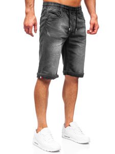 Men's Denim Shorts Black Bolf K15010-2