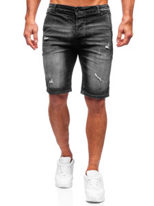 Men's Denim Shorts Black Bolf MP0042N