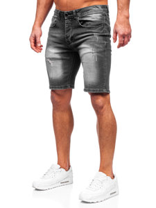 Men's Denim Shorts Black Bolf MP0044N