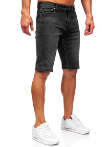 Men's Denim Shorts Black Bolf TF194