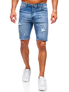 Men's Denim Shorts Blue Bolf 0366