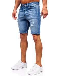 Men's Denim Shorts Blue Bolf 0366