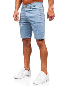 Men's Denim Shorts Blue Bolf 0426