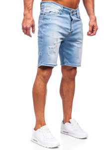 Men's Denim Shorts Blue Bolf 0468