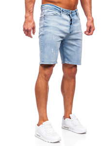 Men's Denim Shorts Blue Bolf 0470