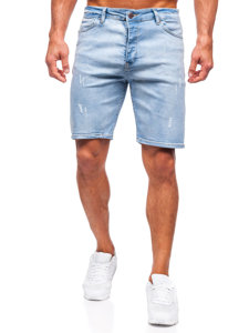 Men's Denim Shorts Blue Bolf 0470