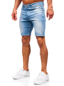 Men's Denim Shorts Blue Bolf 0478