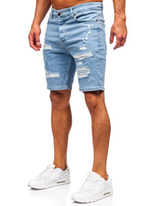 Men's Denim Shorts Blue Bolf 0760