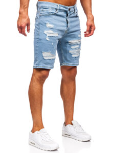 Men's Denim Shorts Blue Bolf 0760