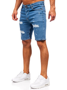 Men's Denim Shorts Blue Bolf 0786