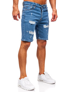 Men's Denim Shorts Blue Bolf 0786