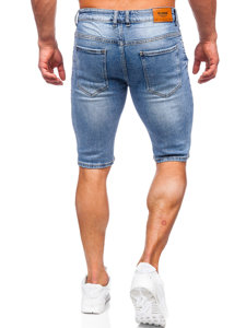 Men's Denim Shorts Blue Bolf KG3916