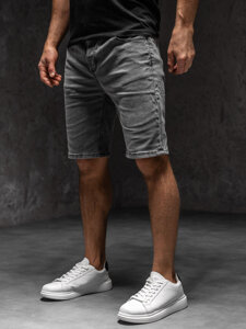 Men's Denim Shorts Graphite Bolf MP0274A1