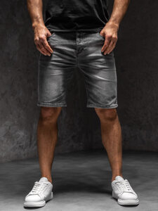 Men's Denim Shorts Graphite Bolf MP0277GCA1