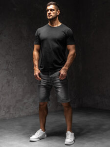 Men's Denim Shorts Graphite Bolf MP0277GSA1