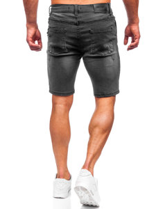 Men's Denim Shorts Grey Bolf MP0036G