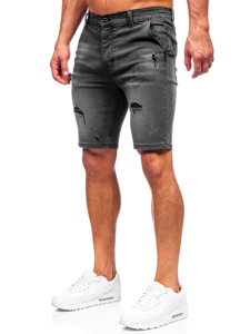 Men's Denim Shorts Grey Bolf MP0036G