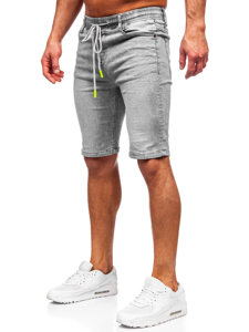 Men's Denim Shorts Grey Bolf TF235