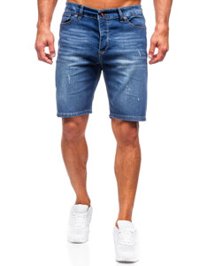 Men's Denim Shorts Navy Blue Bolf 0423