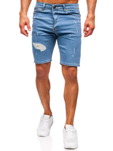 Men's Denim Shorts Navy Blue Bolf 0429