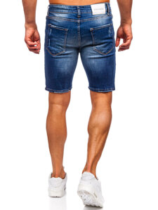 Men's Denim Shorts Navy Blue Bolf 0582