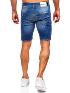 Men's Denim Shorts Navy Blue Bolf 0588