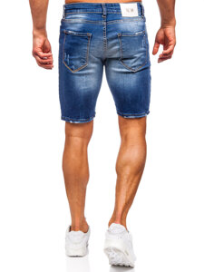 Men's Denim Shorts Navy Blue Bolf 0596