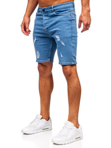 Men's Denim Shorts Navy Blue Bolf 0735