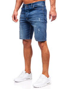 Men's Denim Shorts Navy Blue Bolf 5819