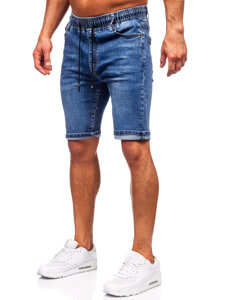 Men's Denim Shorts Navy Blue Bolf 9315