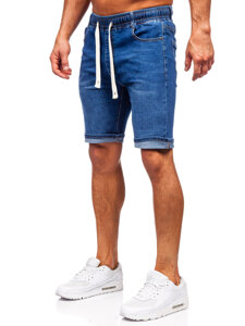 Men's Denim Shorts Navy Blue Bolf 9323