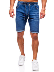 Men's Denim Shorts Navy Blue Bolf 9325