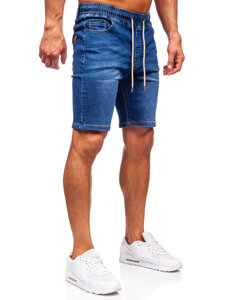 Men's Denim Shorts Navy Blue Bolf 9328