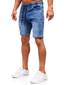 Men's Denim Shorts Navy Blue Bolf 9329