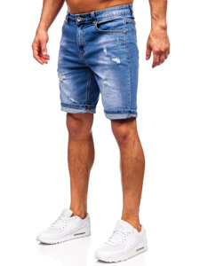 Men's Denim Shorts Navy Blue Bolf NG60365