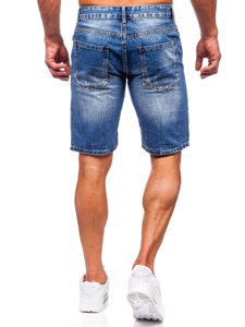 Men's Denim Shorts Navy Blue Bolf RJ952