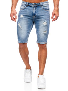 Men's Denim Shorts Sky Blue Bolf KG3912