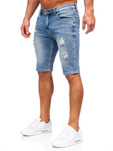 Men's Denim Shorts Sky Blue Bolf KG3912