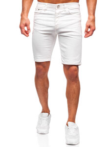 Men's Denim Shorts White Bolf 0341