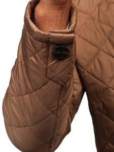 Men's Elegant Lightweight Husky Jacket Beige Bolf 0003