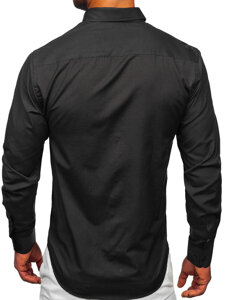 Men's Elegant Long Sleeve Shirt Graphite Bolf 5821-1