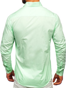 Men's Elegant Long Sleeve Shirt Mint Bolf 6944