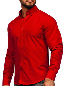 Men's Elegant Long Sleeve Shirt Red Bolf 5821-1