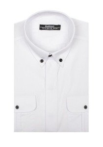 Men's Elegant Long Sleeve Shirt White Bolf 0780