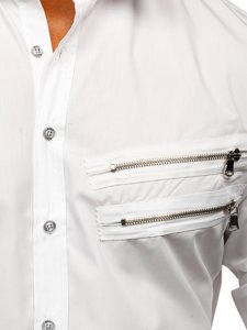 Men's Elegant Long Sleeve Shirt White Bolf 20703