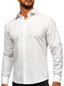 Men’s Elegant Long Sleeve Shirt White Bolf 24740