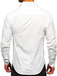 Men’s Elegant Long Sleeve Shirt White Bolf 24740