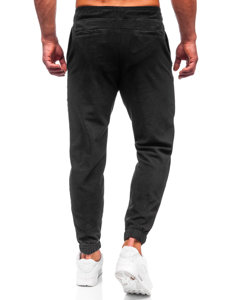 Men's Fleece Jogger Sweatpants Black 4F SPMD014