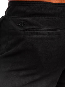 Men's Fleece Jogger Sweatpants Black 4F SPMD014