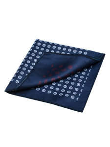 Men's Handkerchief Navy Blue Bolf PO23